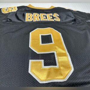 Reebok New Orleans Saints Vintage Drew Brees #9 NFL Stitched Jersey Mens Size 50